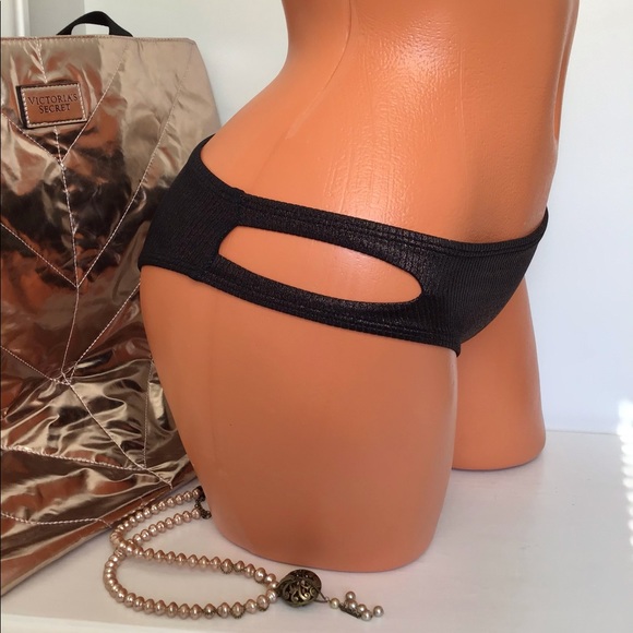 Express NWT Brown Shimmering Metallic Bikini Bottom Size XS - Picture 5 of 11